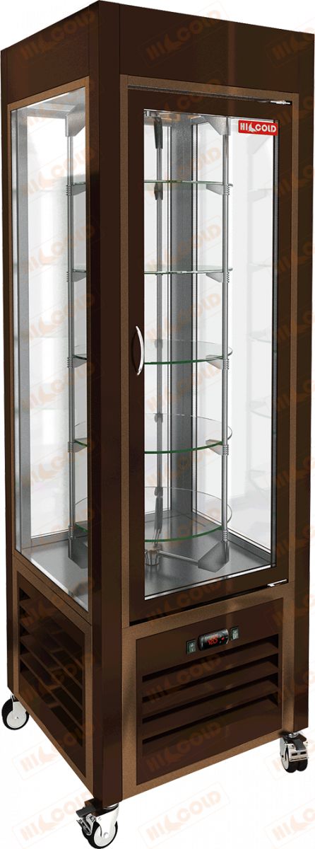 Витрина кондитерская VRC 350 R Brown FR