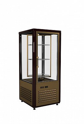 Шкаф холодильный D4 VM 120-2 (R120Cвр Carboma) (0109-0102 корич-золотой)