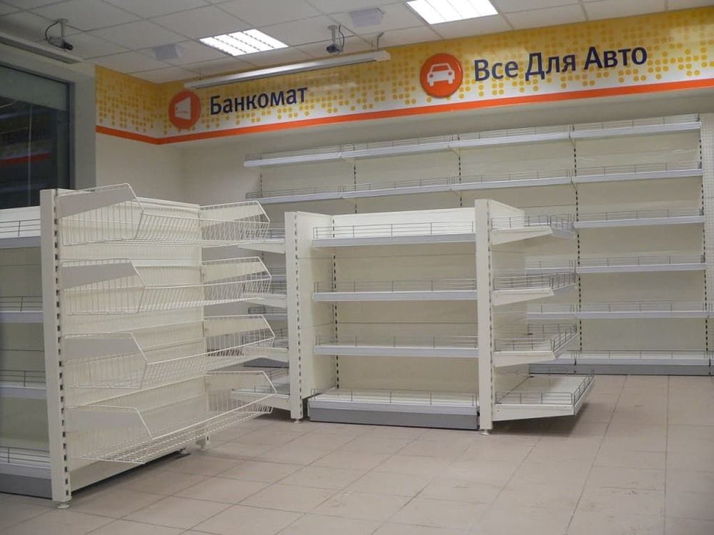 Стеллаж торцевой без базовой полки