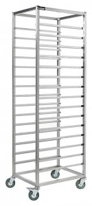 Тележка шпилька для протвиней (12 уровней противеней 470*580, расстояние между направляющими 120 мм) ШП-53/59 530*590*1760