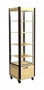 Шкаф холодильный D4 VM 400-1 (R400C) (1015-0102 (бежево-коричневый)) Шкаф холодильный D4 VM 400-1 (R400C) (1015-0102 (бежево-коричневый))